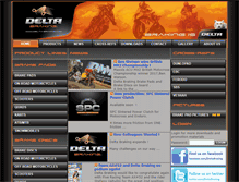 Tablet Screenshot of delta-braking.com